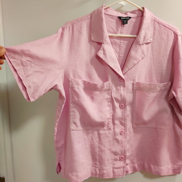 Buffalo Linen Button-Up Shirt - Picture 2 of 7